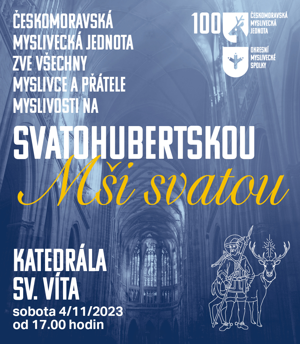 Svatohubertská mše svatá v katedrále Sv. Víta 4.11.2023