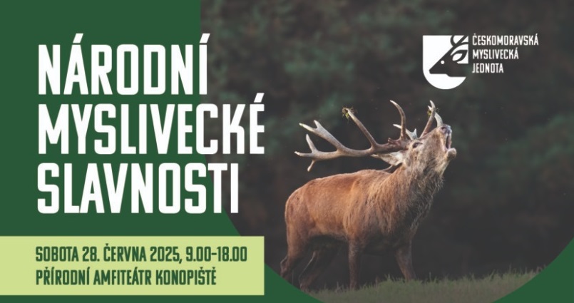 Národní myslivecké slavnosti Konopiště 28.6.2025