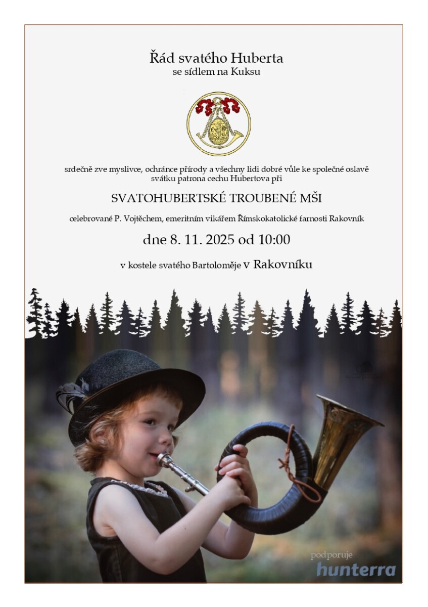 Svatohubertská mše 8.11.2025 v Rakovníku
